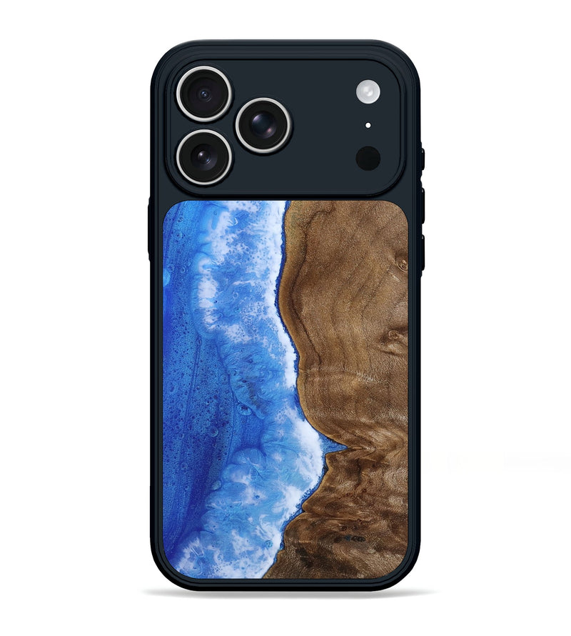 iPhone 17 Pro Max Wood Phone Case - Pansy (Coastal, 812462)