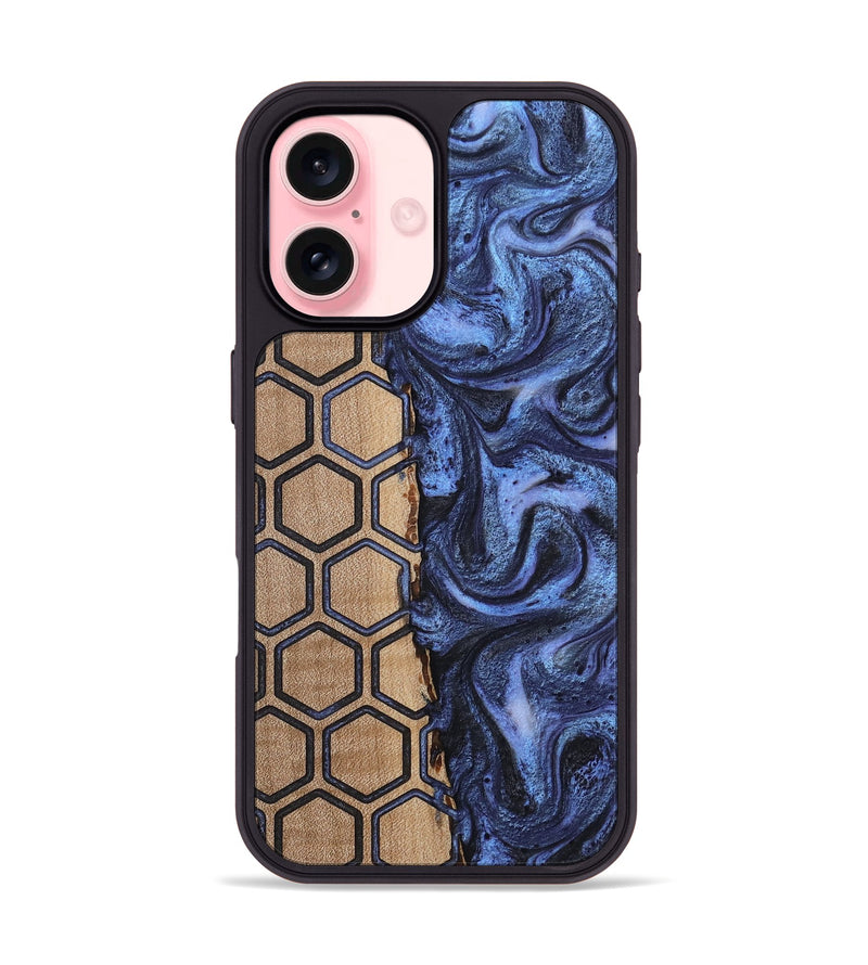 iPhone 16 Wood Phone Case - Miranda (Pattern, 812467)