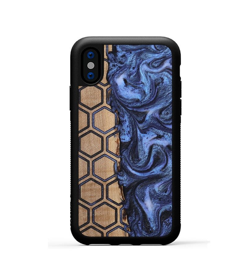 iPhone Xs Wood Phone Case - Miranda (Pattern, 812467)