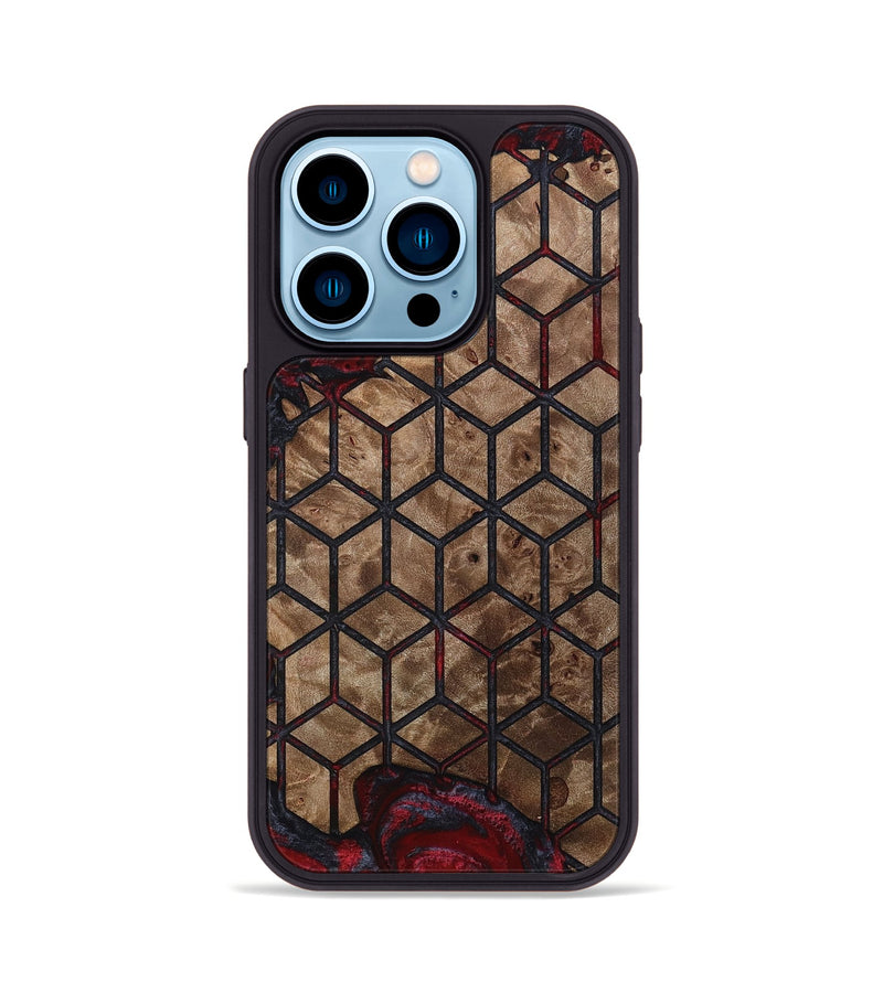 iPhone 14 Pro Wood Phone Case - Rome (Pattern, 812469)