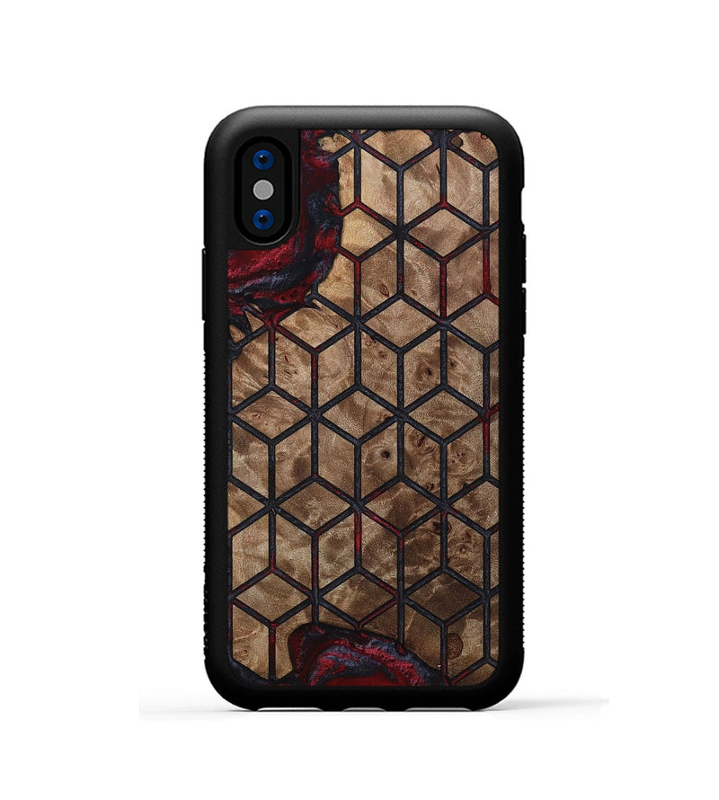 iPhone Xs Wood Phone Case - Rome (Pattern, 812469)