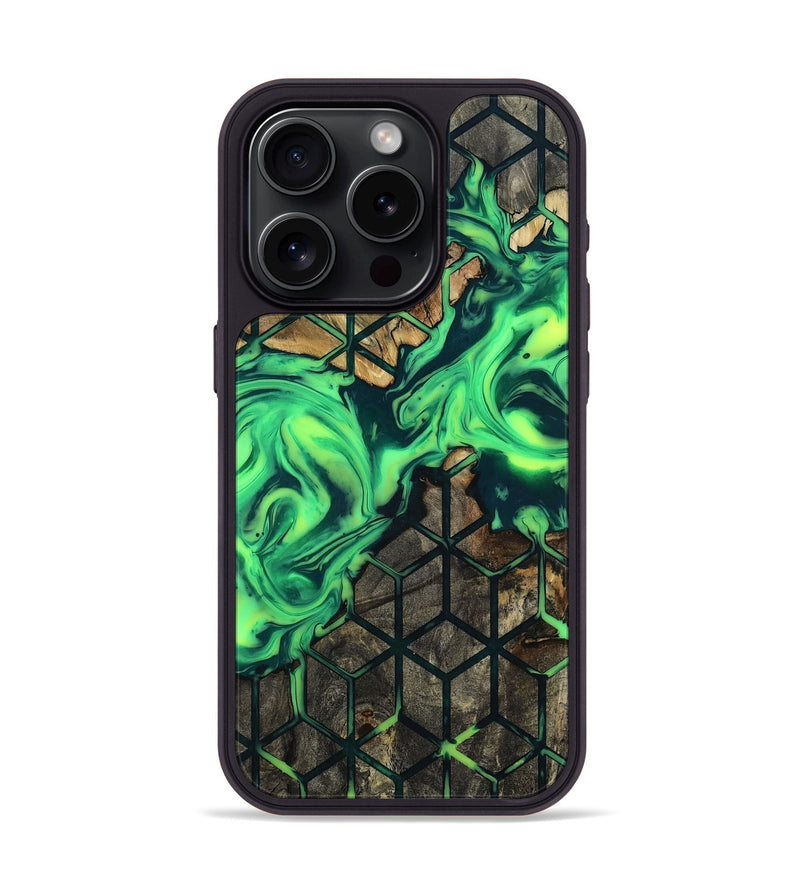 iPhone 15 Pro Wood Phone Case - Watson (Pattern, 812477)