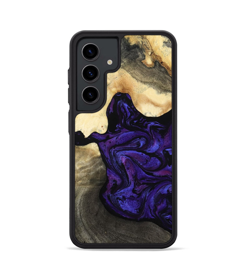 Galaxy S24 Wood Phone Case - Dwight (Purple, 812519)