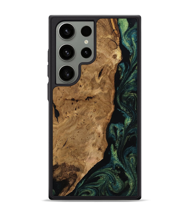 Galaxy S24 Ultra Wood Phone Case - Gemma (Green, 812523)