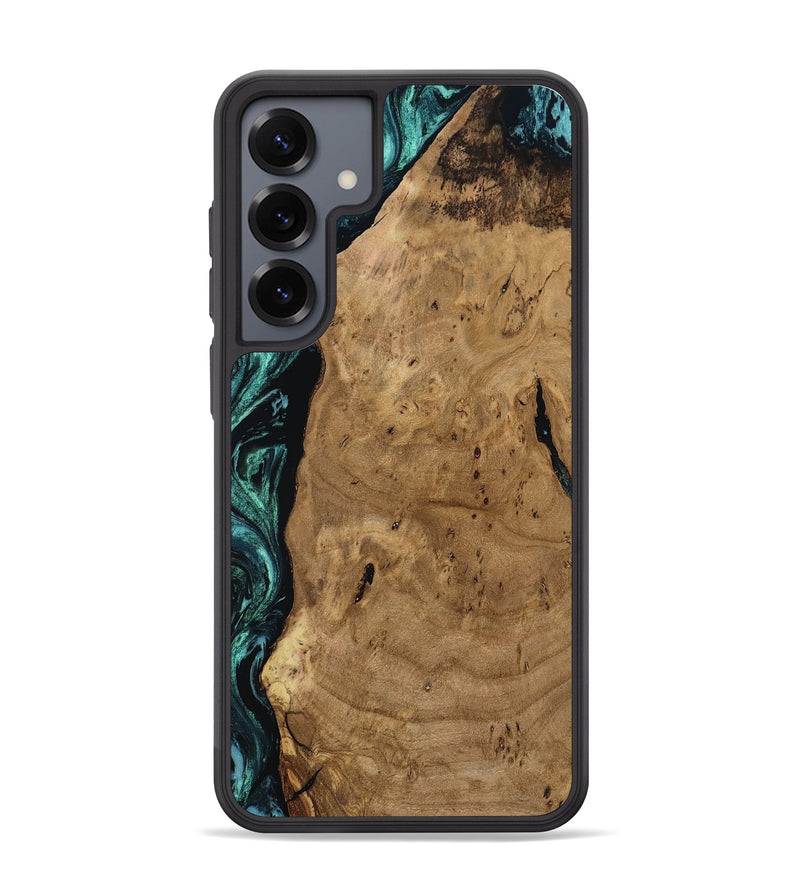 Galaxy S25 Plus Wood Phone Case - Kaylah (Green, 812524)