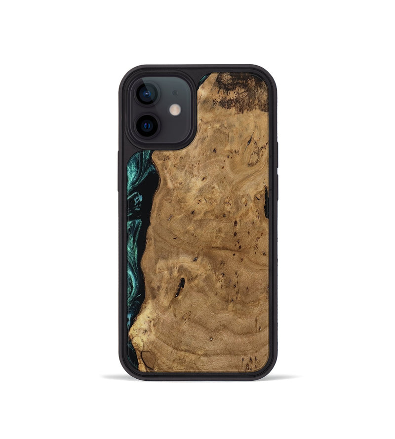 iPhone 12 mini Wood Phone Case - Kaylah (Green, 812524)