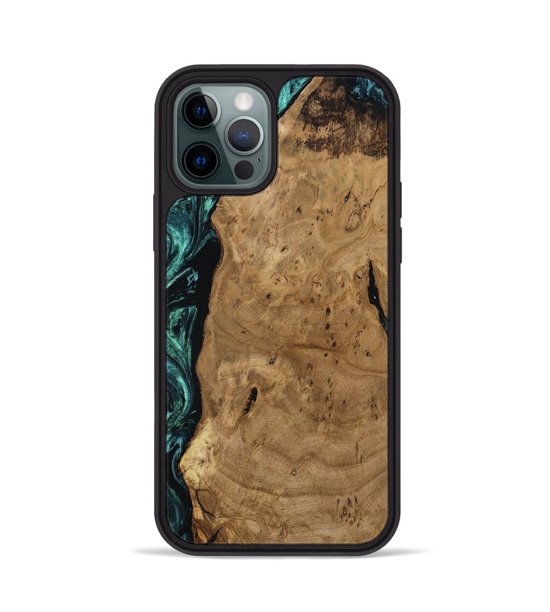 iPhone 12 Pro Wood Phone Case - Kaylah (Green, 812524)