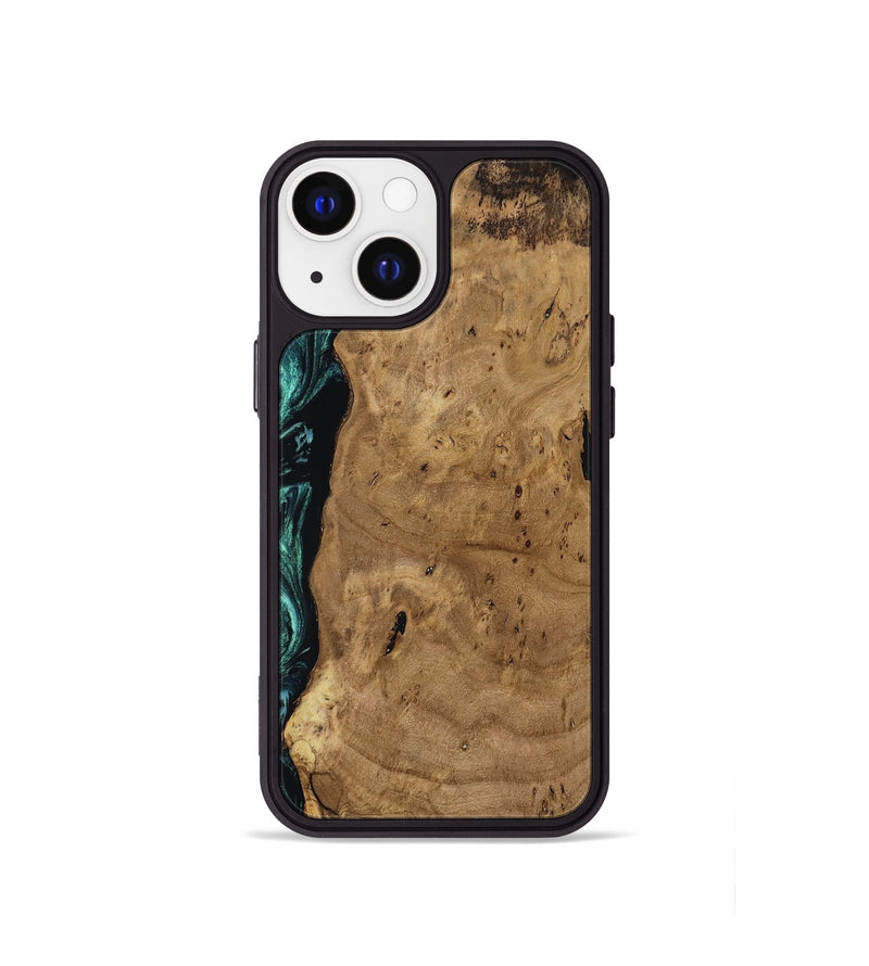 iPhone 13 mini Wood Phone Case - Kaylah (Green, 812524)