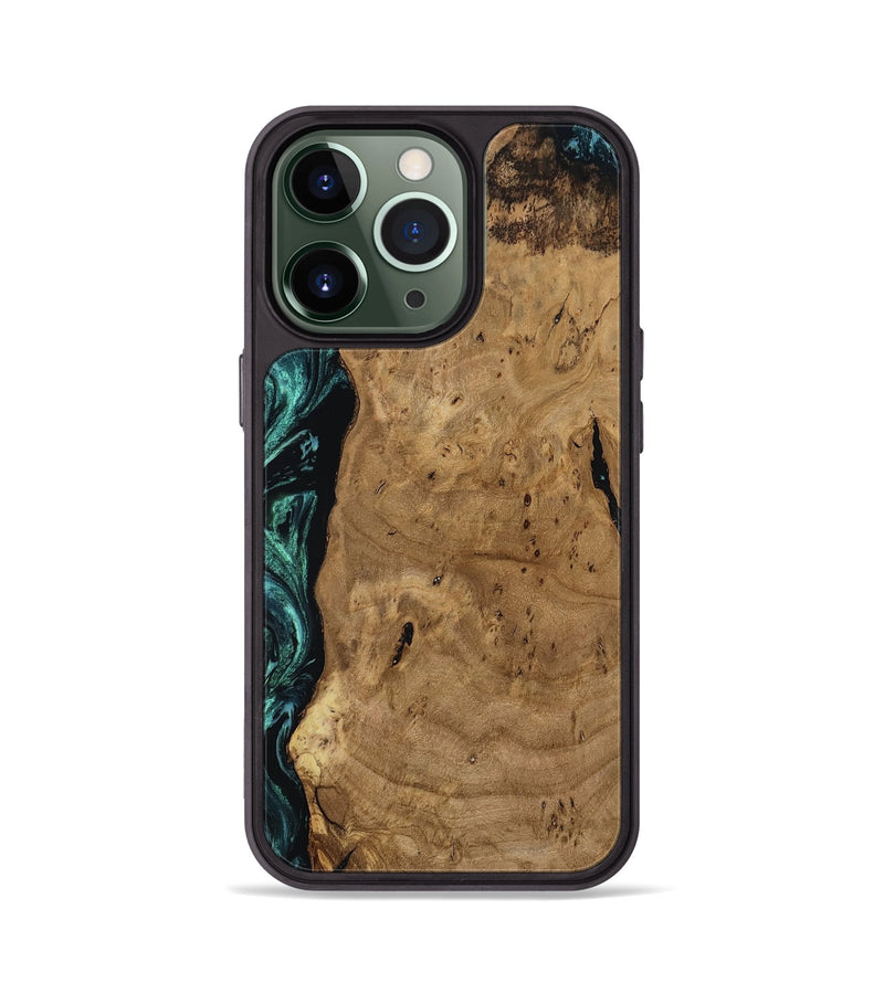 iPhone 13 Pro Wood Phone Case - Kaylah (Green, 812524)