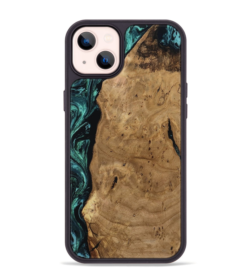 iPhone 14 Plus Wood Phone Case - Kaylah (Green, 812524)