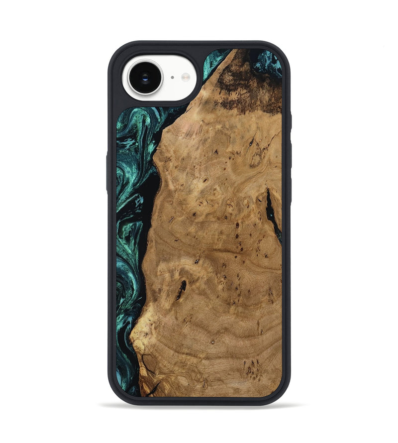 iPhone 16e Wood Phone Case - Kaylah (Green, 812524)
