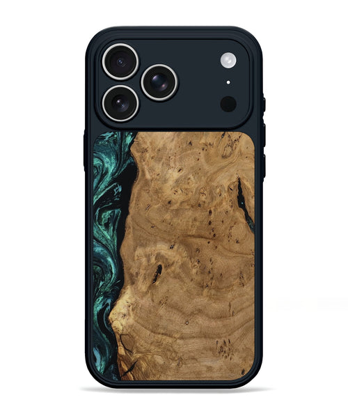 iPhone 17 Pro Max Wood Phone Case - Kaylah (Green, 812524)
