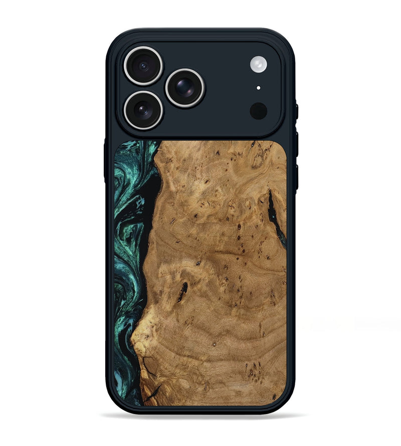 iPhone 17 Pro Max Wood Phone Case - Kaylah (Green, 812524)