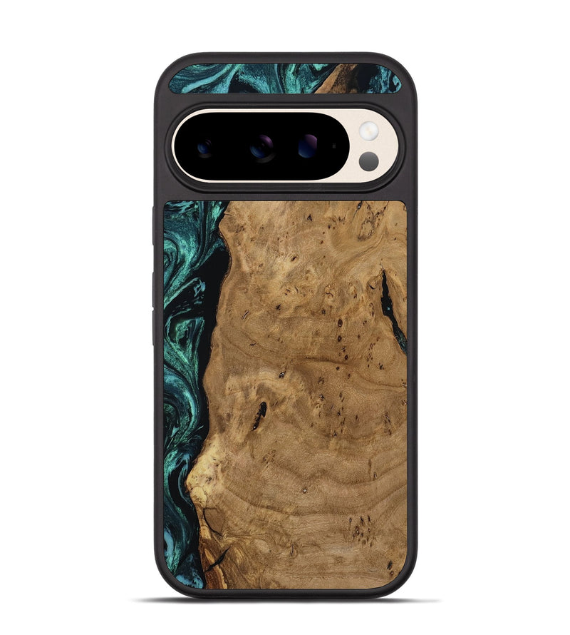 Pixel 10 Pro Wood Phone Case - Kaylah (Green, 812524)