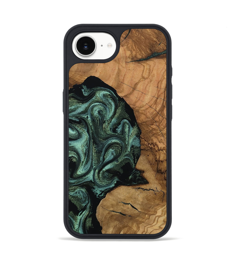 iPhone 17e Wood Phone Case - Aubrey (Green, 812525)