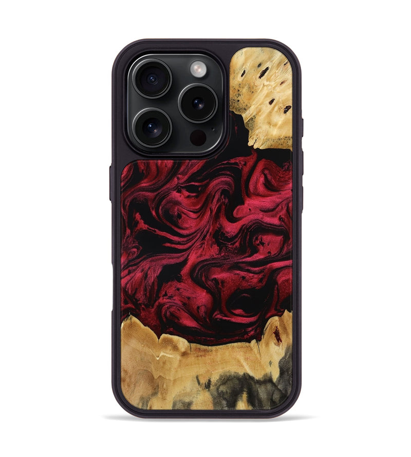 iPhone 16 Pro Wood Phone Case - Jayda (Red, 812527)