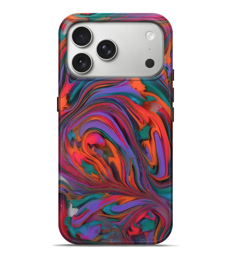 iPhone 17 Pro Max ResinArt Live Edge Phone Case - Hope (Red, 812533)