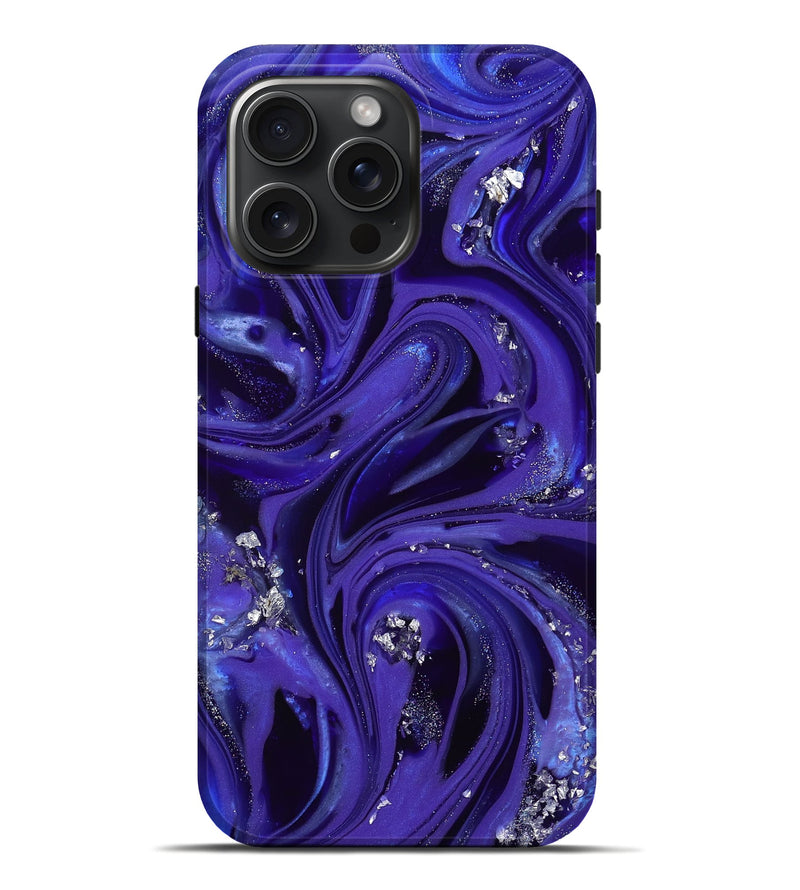 iPhone 16 Pro Max ResinArt Live Edge Phone Case - Ryan (Purple, 812539)