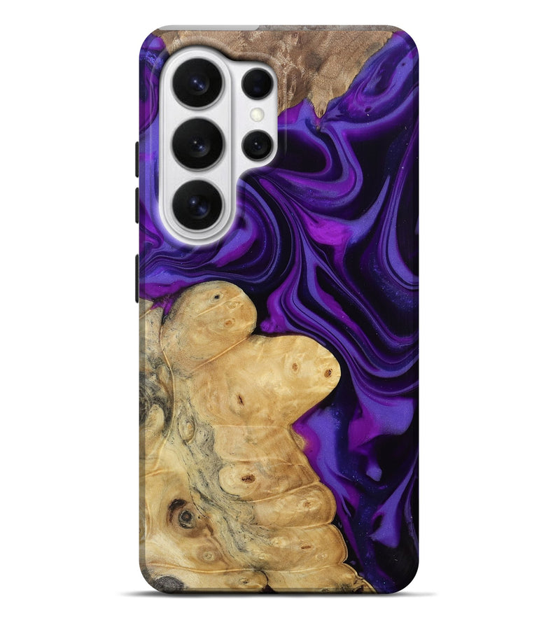Galaxy S26 Ultra Wood Live Edge Phone Case - Socorro (Purple, 812558)