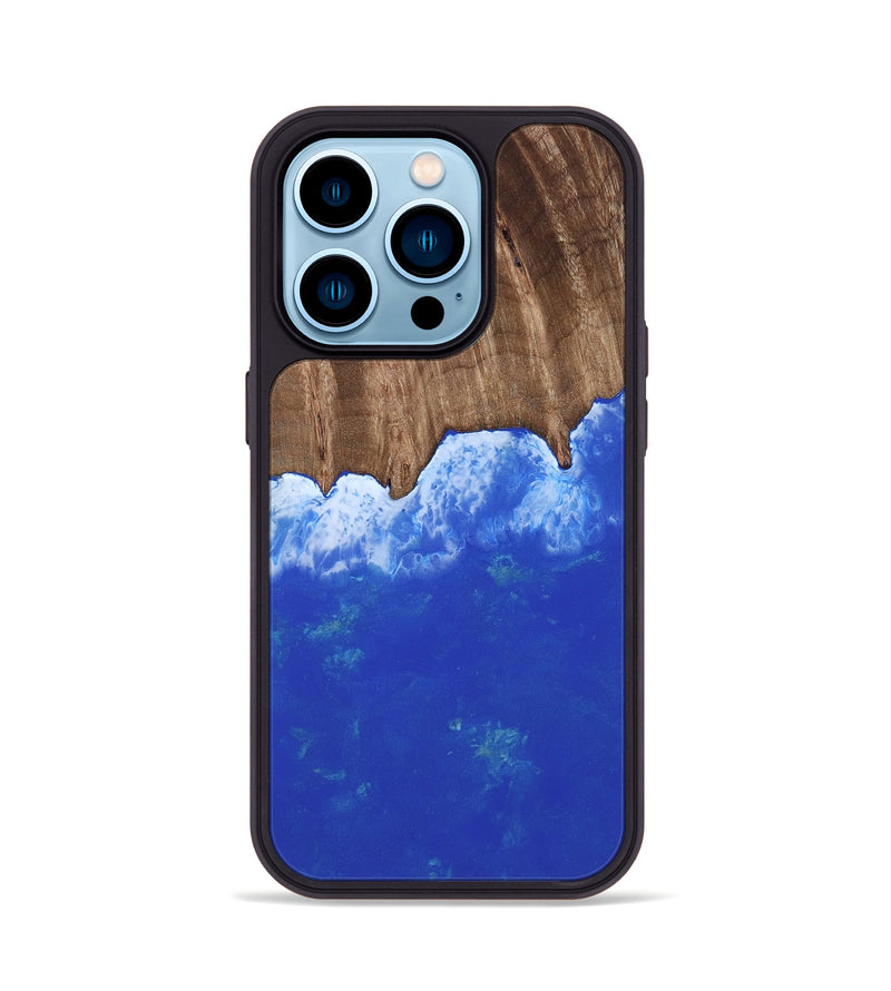 iPhone 14 Pro Wood Phone Case - August (Coastal, 812582)