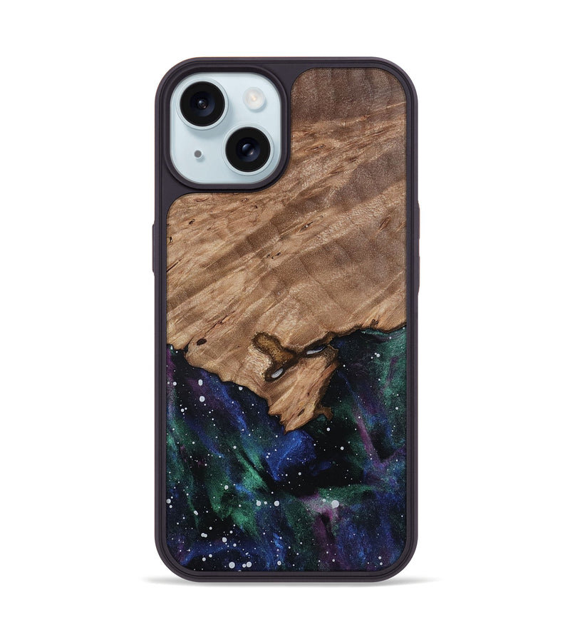 iPhone 15 Wood Phone Case - Roxann (Cosmos, 812590)