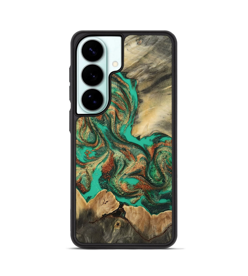 Galaxy S26 Wood Phone Case - Stanley (Green, 812659)