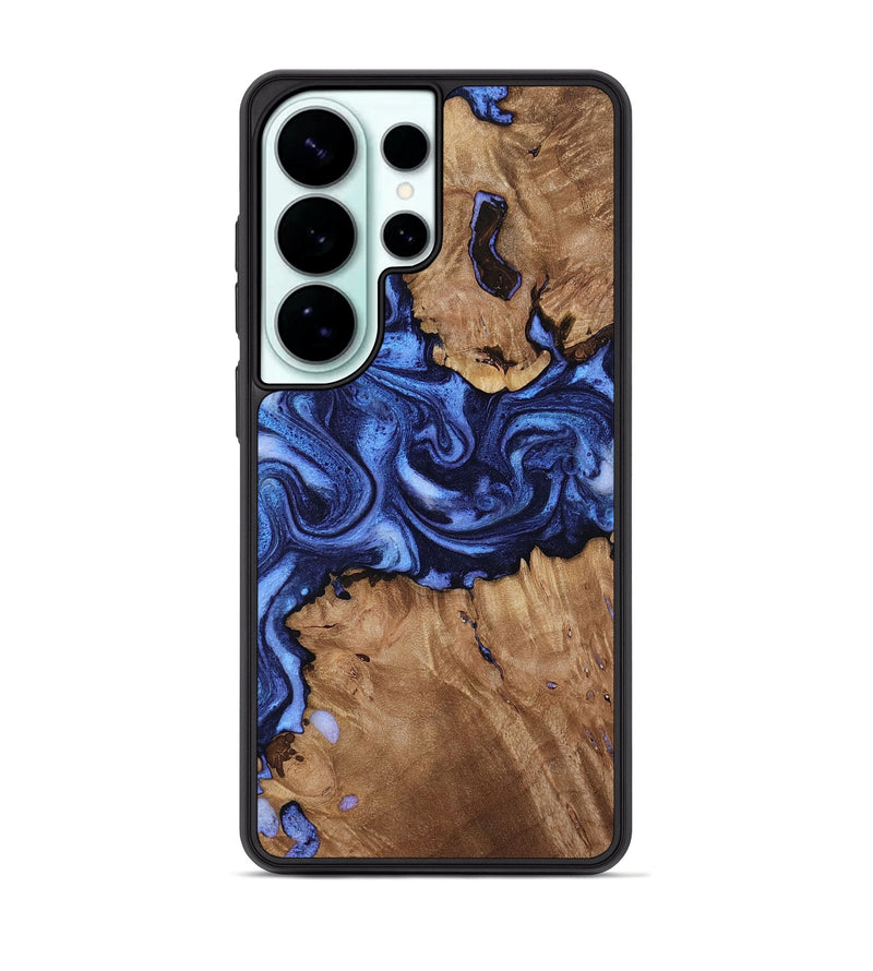 Galaxy S26 Ultra Wood Phone Case - Arlette (Blue, 812681)