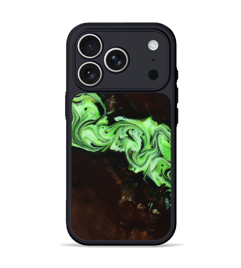 iPhone 17 Pro Wood Phone Case - Dana (Green, 812690)
