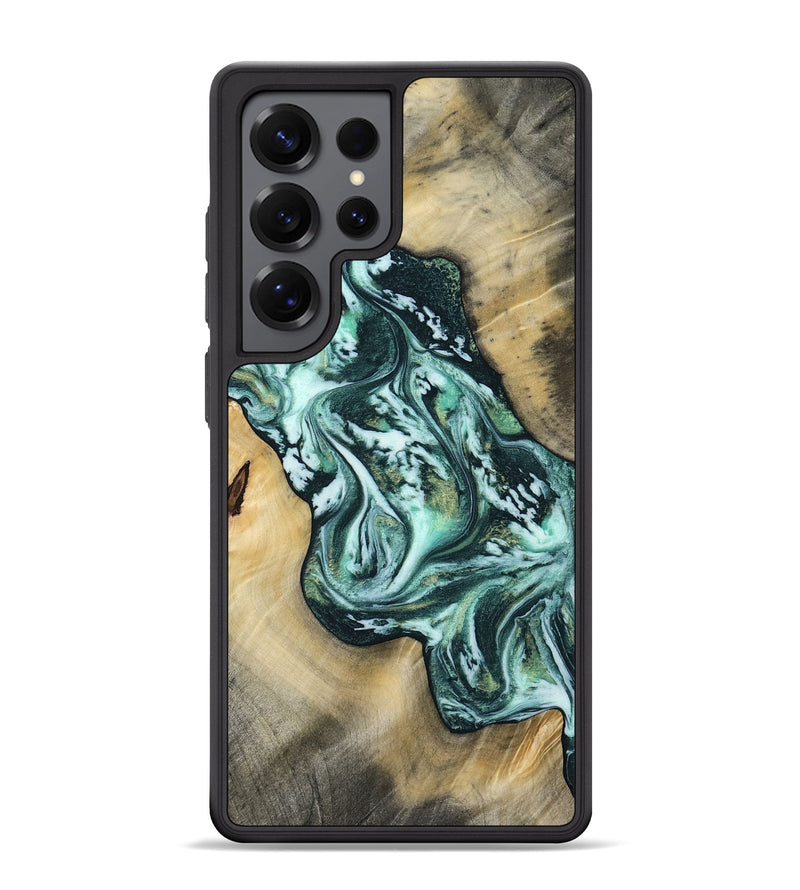 Galaxy S25 Ultra Wood Phone Case - Jay (Green, 812695)
