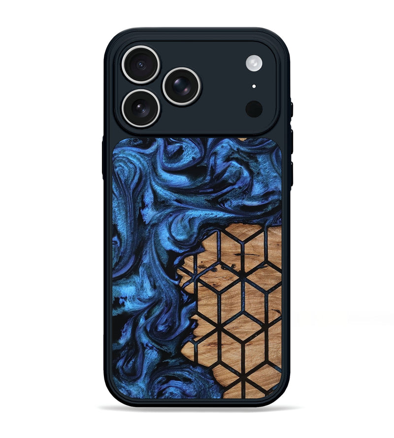 iPhone 17 Pro Max Wood Phone Case - Rosella (Pattern, 812700)