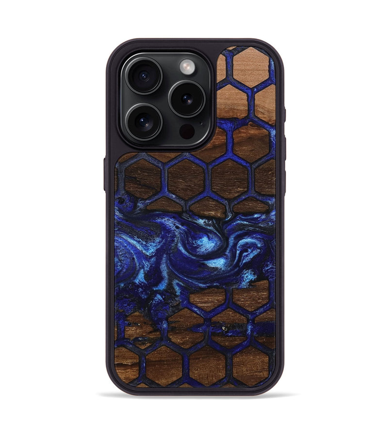 iPhone 15 Pro Wood Phone Case - Solomon (Pattern, 812704)