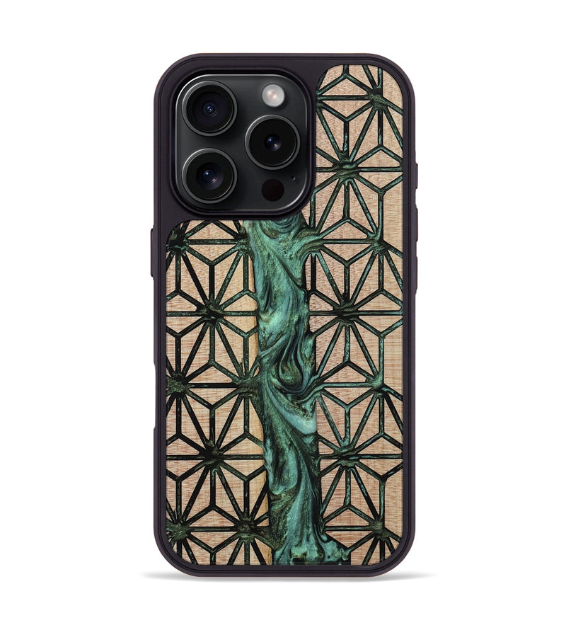 iPhone 16 Pro Wood Phone Case - Brisa (Pattern, 812705)