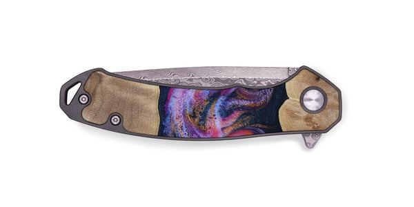 EDC Wood Pocket Knife - Tina (Blue, 812716)