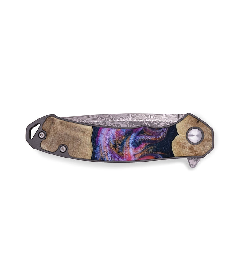 EDC Wood Pocket Knife - Tina (Blue, 812716)