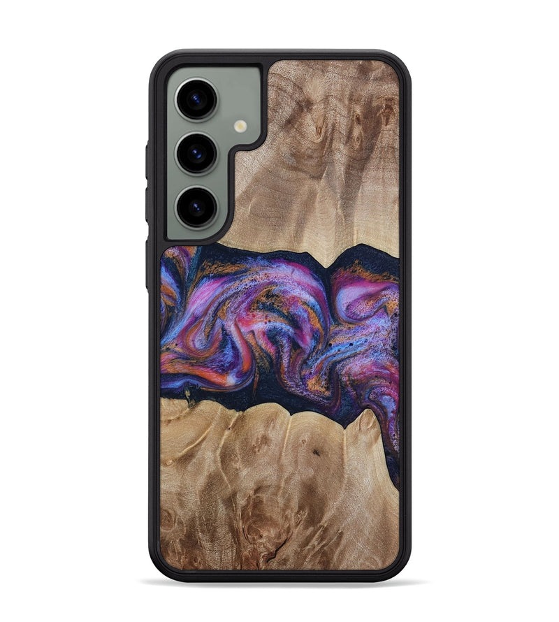 Galaxy S24 Plus Wood Phone Case - Tina (Blue, 812716)