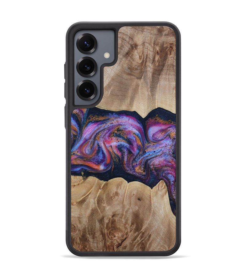 Galaxy S25 Plus Wood Phone Case - Tina (Blue, 812716)