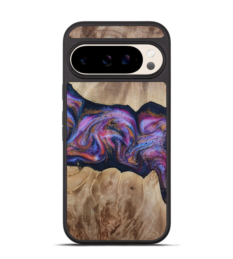 Pixel 10 Wood Phone Case - Tina (Blue, 812716)