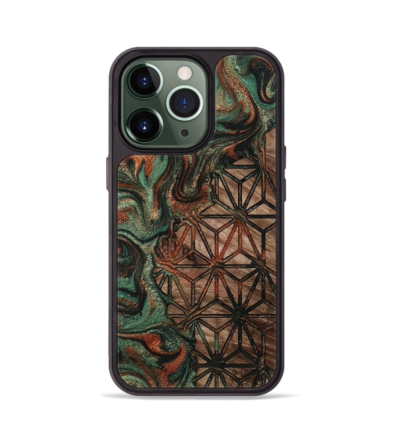 iPhone 13 Pro Wood Phone Case - Yandel (Pattern, 812723)