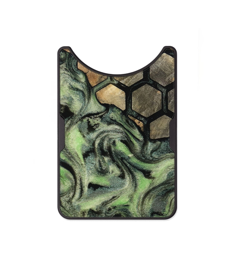 Alloy Wood Wallet - Evelyne (Pattern, 812726)