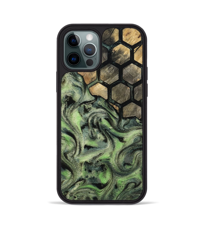 iPhone 12 Pro Wood Phone Case - Evelyne (Pattern, 812726)