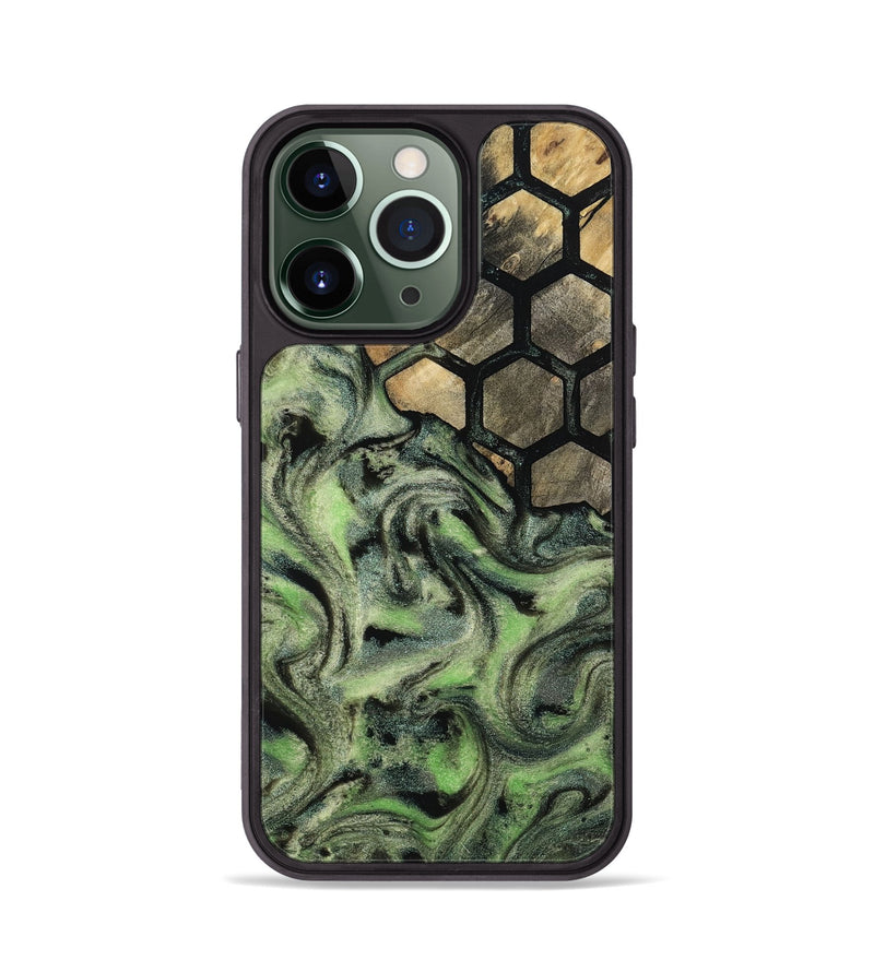 iPhone 13 Pro Wood Phone Case - Evelyne (Pattern, 812726)