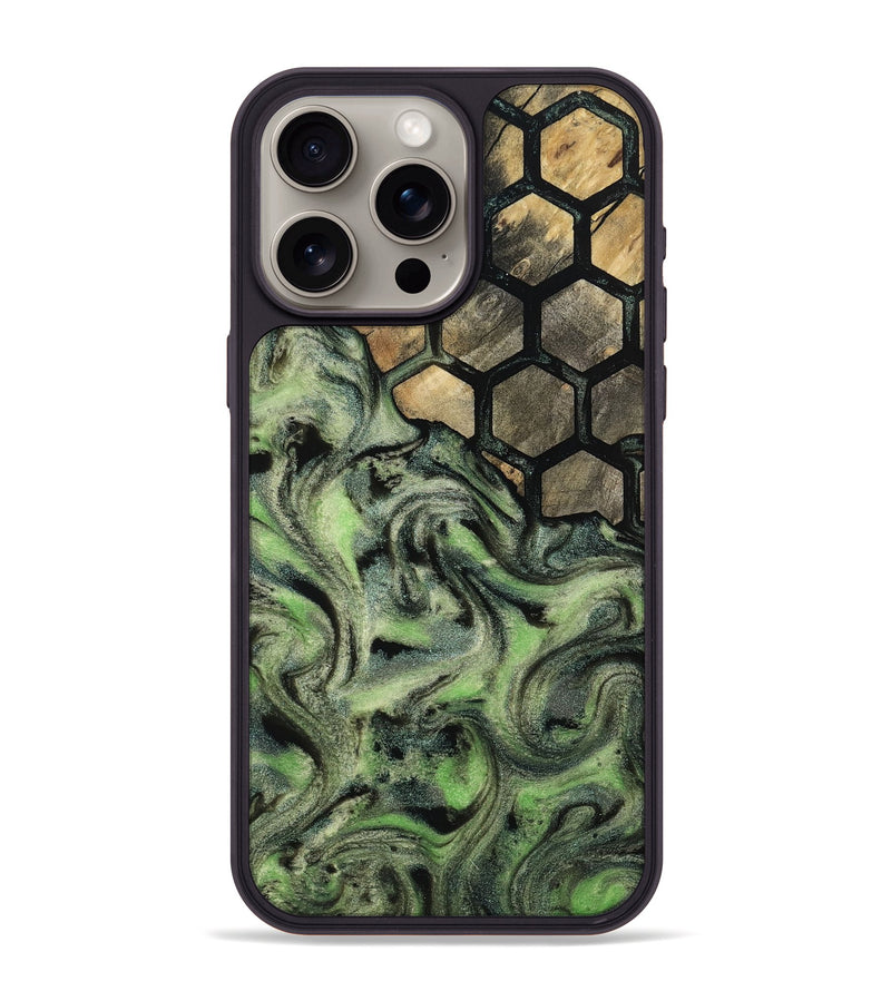 iPhone 15 Pro Max Wood Phone Case - Evelyne (Pattern, 812726)