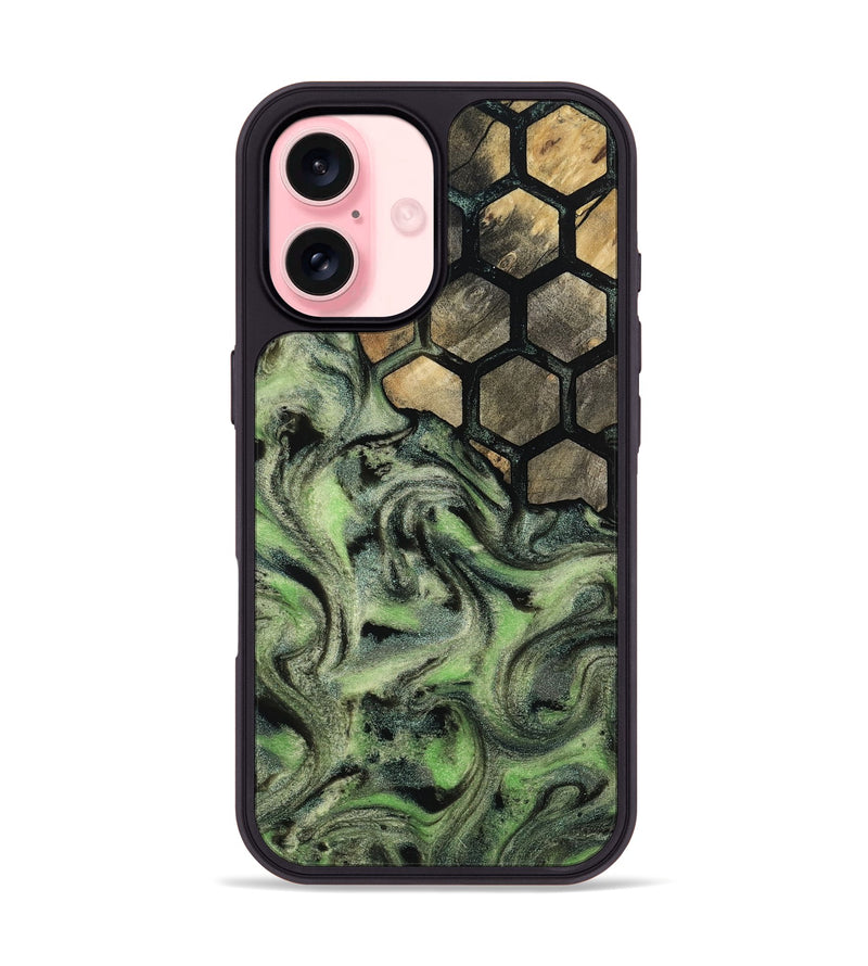 iPhone 16 Wood Phone Case - Evelyne (Pattern, 812726)