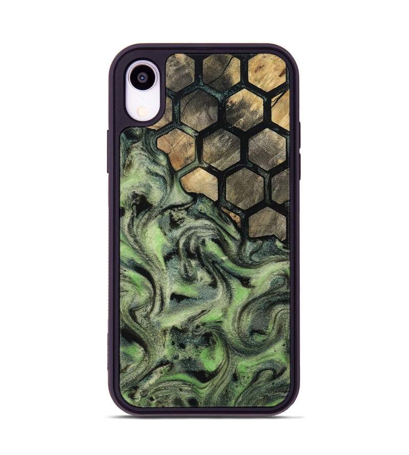 iPhone Xr Wood Phone Case - Evelyne (Pattern, 812726)