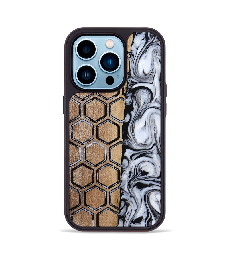 iPhone 14 Pro Wood Phone Case - Caden (Pattern, 812735)