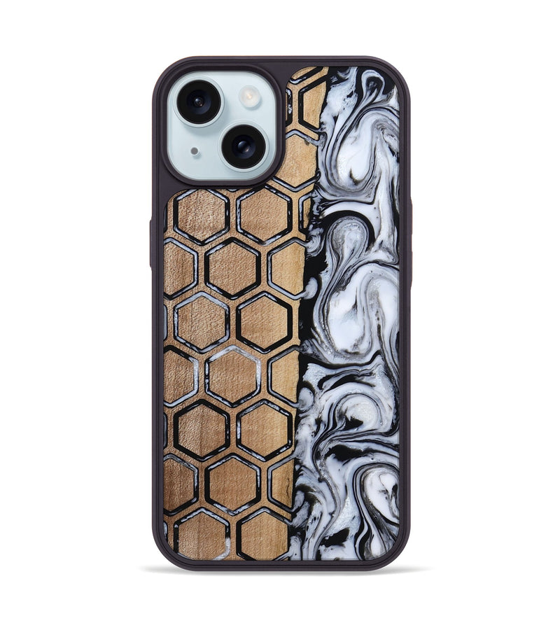 iPhone 15 Wood Phone Case - Caden (Pattern, 812735)