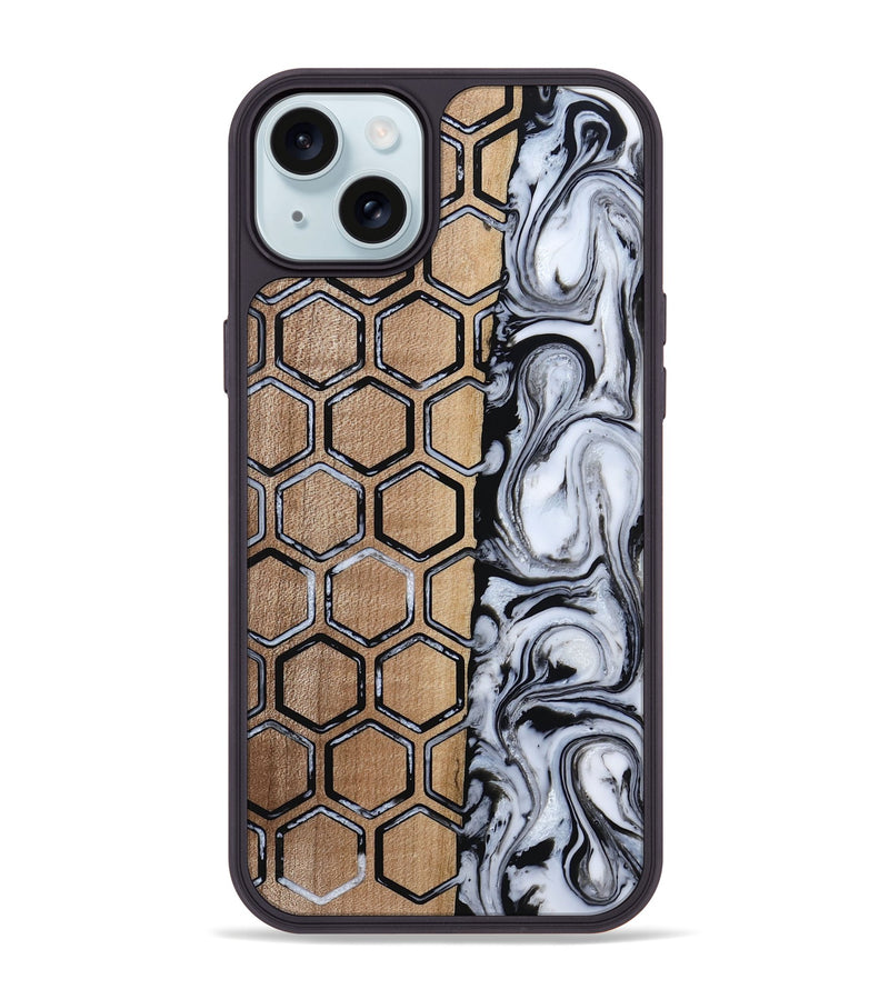 iPhone 15 Plus Wood Phone Case - Caden (Pattern, 812735)