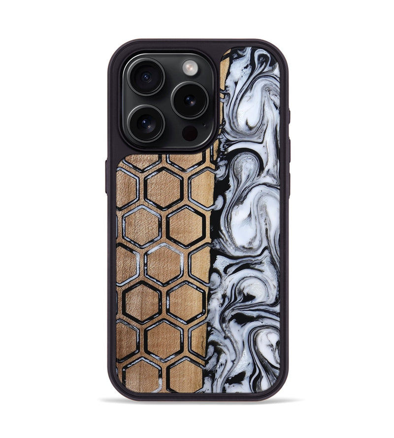 iPhone 15 Pro Wood Phone Case - Caden (Pattern, 812735)