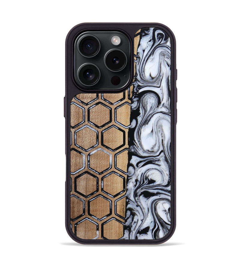 iPhone 16 Pro Wood Phone Case - Caden (Pattern, 812735)