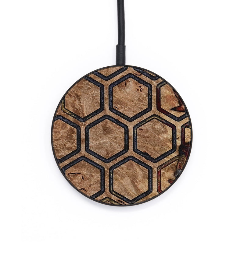 Circle Wood Wireless Charger - Aaron (Pattern, 812736)